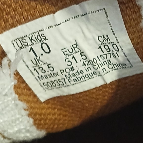 Vans Kids Mixed Media Off The Wall Slip On Sneaker Size 1.0 - Picture 6 of 10